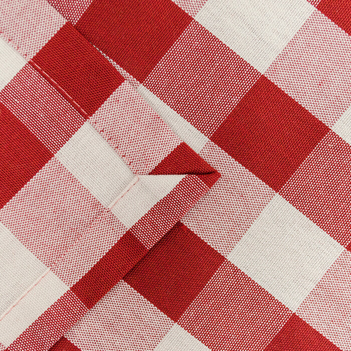 Скатерть 140х200 МИРТЕК KENT 50%хлопок 50%пэ красный (цвет 12 красный)